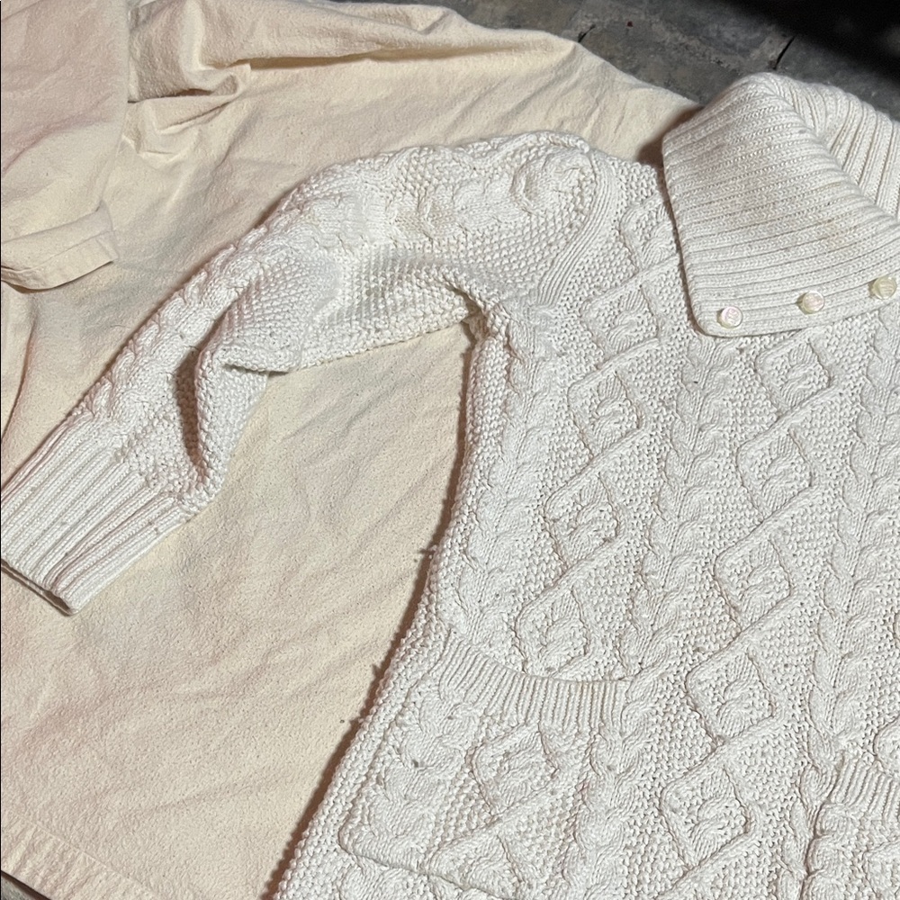 Ralph Lauren Cream Knit Sweater - Picture 2 of 8